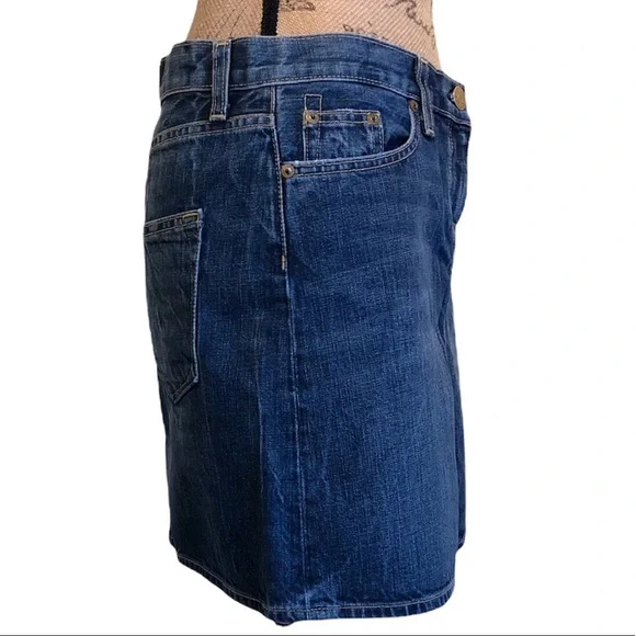 J.Crew 100% Cotton Denim Mini Skirt Size M - Picture 4 of 12